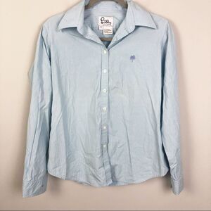 LILLY PULITZER | Button Front Collar Shirt Blue 10